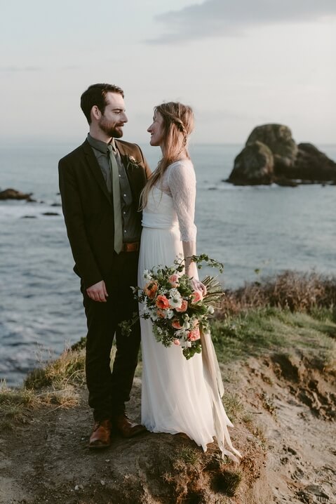 Brenna and Jake &bullet; Redwood Forest and Luffenholtz Beach, Northern CA Ash Carr Photography